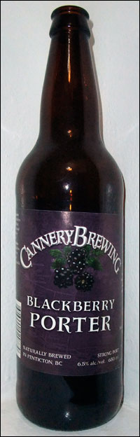 Cannery Brewing Blackberry Porter