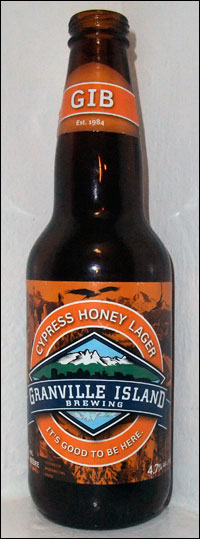 Granville Island Cypress Honey Lager (2008)